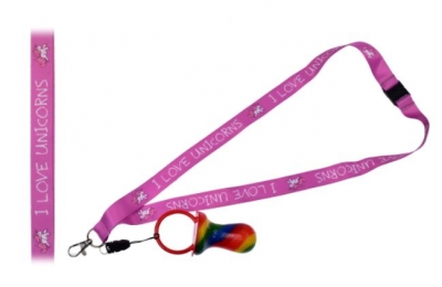 Unicorn Lanyard With Rock Dummy