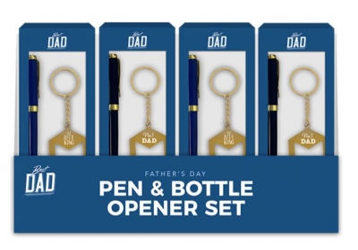 Best Dad Pen and Bottle Opener Set