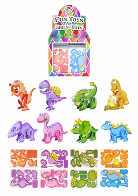 3D Dinosaur Puzzles x 144 ( 11p Each )