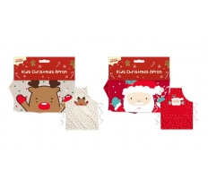 Christmas Kids Cotton Apron ( Assorted Designs )