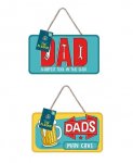 Father's Day Tin Plaque 20cm x 11.5cm