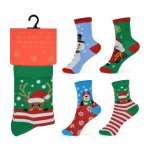 Kids Cotton Rich Christmas Design Socks