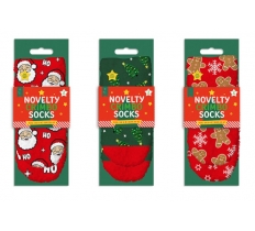 Mens Novelty Christmas Cosy Socks 2pk