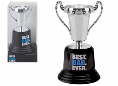 13cm Best Dad Ever Plastic Trophy