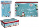 SMALL BLUE CHARACTER CHRISTMAS EVE BOX 21cm x 32cm x 11cm