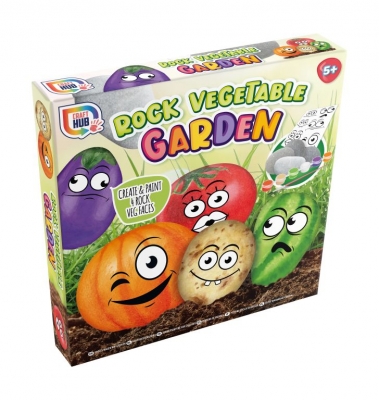 Rock Painting Vegetable Garden