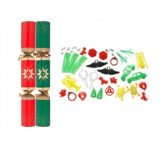 Christmas Crackers 11" x 50 Red And Green Star ( 38p Each )