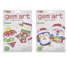 Christmas Gem Art Decoration