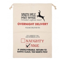 Special Overnight Delivery Santa Sack 70cm X 50cm