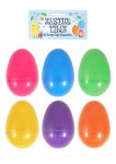 6 PACK EASTER EGG CAPSULES 8CM