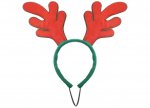 Pet Reindeer Headband With Antlers