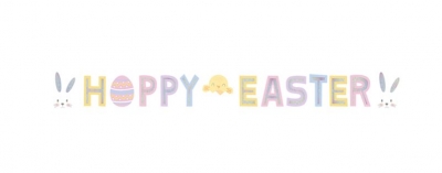 Happy Easter Holographic Bunting 2m