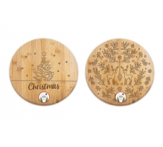 Round Bamboo Serving Board 30cm