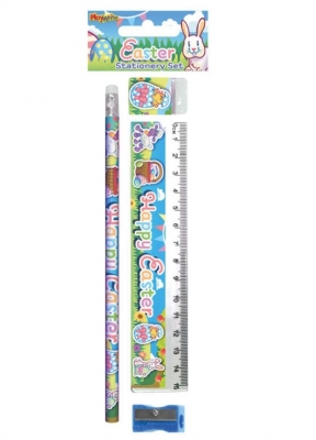 Easter 4 Pack Stationery Set 17cm