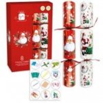 Christmas Crackers 12" X 8 Traditional Santa