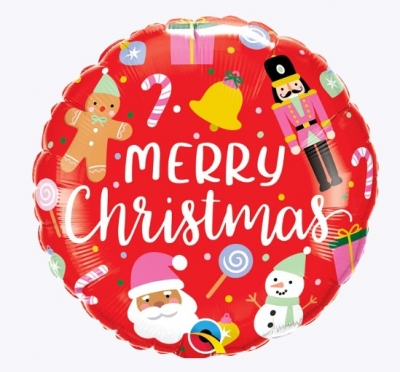 All Things Christmas 18" Foil Balloon Round