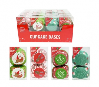 Christmas Cupcake Wrapper 50Pc