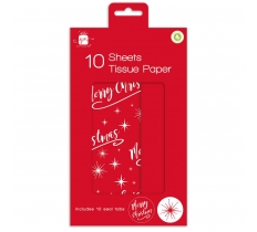Tissue Paper Merry Christmas 10 Sheet