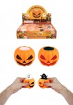 Pumpkin Squeeze Toy With Surprise Ghost