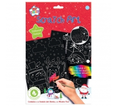 Christmas Scratch Art Sheets ( 2 Sheets )