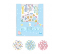 Easter Printed Paper Plates 20pk