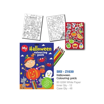 Halloween 8 page Colouring Pack