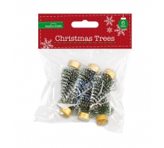 Mini Christmas Trees 6 Pack