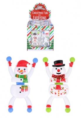 Christmas Snowman 8.5cm Wall Walkers X 60 ( 27p Each )