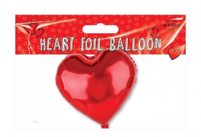 VALENTINES HEART FOIL BALLOON