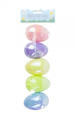 Iridescent Fillable Eggs 5pk