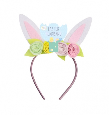 Bunny Ears Flower Headband