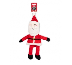 Squeaking Plush Santa Pet Toy