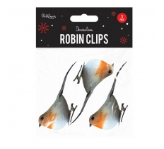 Christmas Robin Clips - 3 Pack