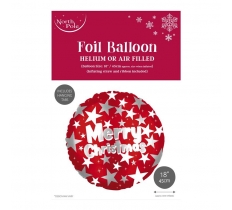 Christmas 18" Merry Christmas Foil Balloon