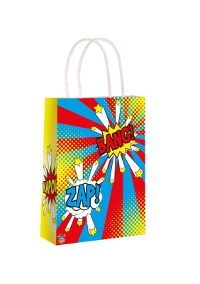 Gift Bag Comic Design 14cm x 21cm x 7cm