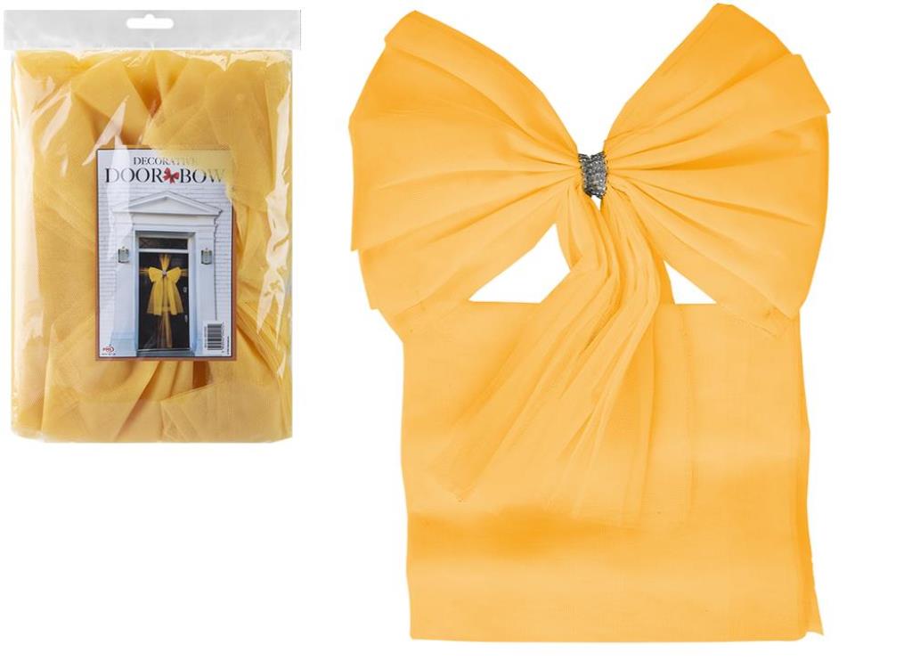 Luxury Diy Door Bow In Opp Bag With Insert Gold Colour - Click Image to Close