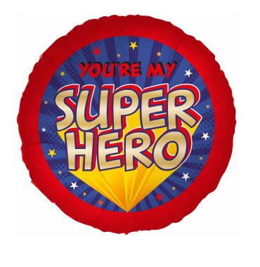 You'Re My Superhero Standard Foil Balloons 5 Pack