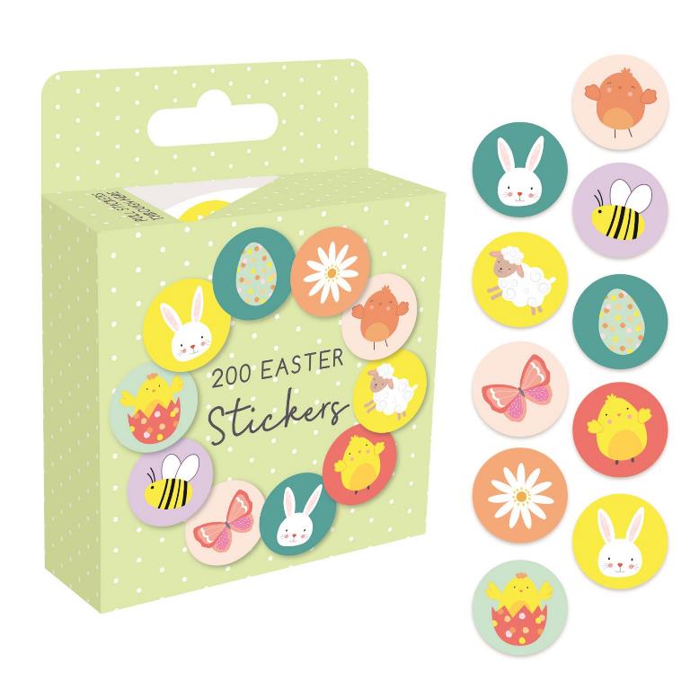 EASTER STICKERS ON A ROLL SET - Click Image to Close