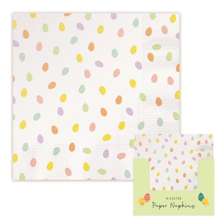 Easter Napkins 16 Pack - Click Image to Close