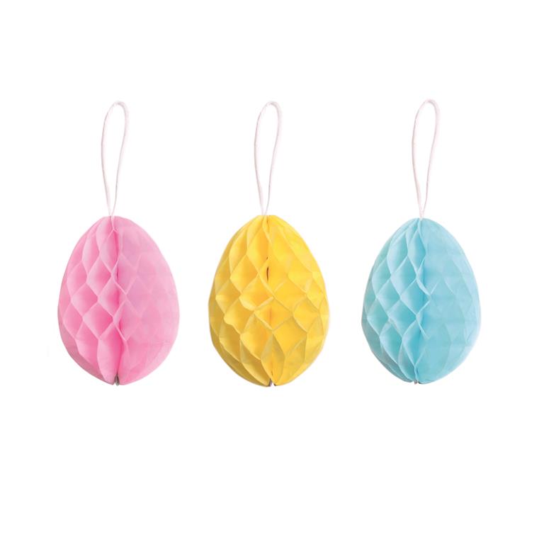 Easter Paper Egg Decorations - Click Image to Close