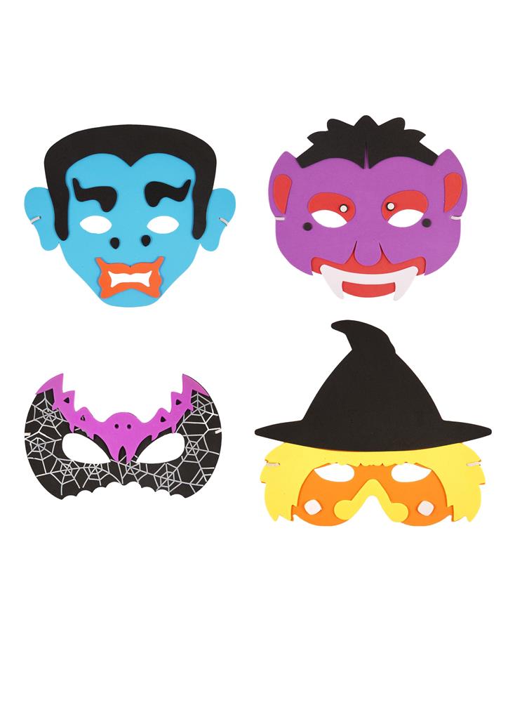 Halloween Charcater EVA Masks ( Assorted Designs ) - Click Image to Close