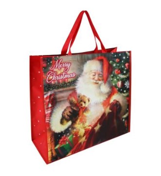 Bag For Life Traditional Santa Jumbo Square Pp Woven