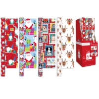 Christmas 4M Gift Wrap Santa & Friends 4 Design