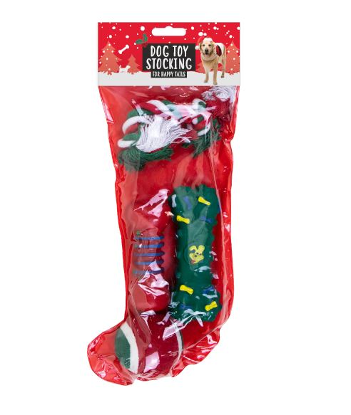 dog toy christmas stocking