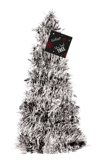 Silver Christmas Tree Tinsel -  UK