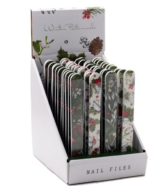 Christmas Winter Botanicals Nail File